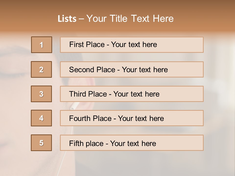 Escape Young Stockphotos PowerPoint Template