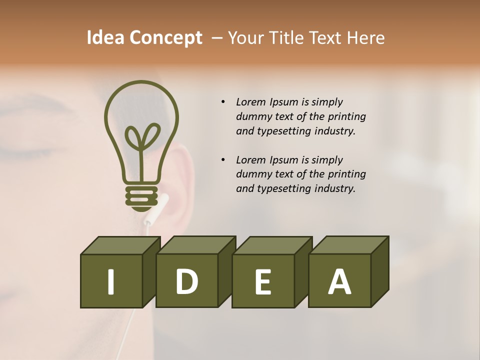 Escape Young Stockphotos PowerPoint Template