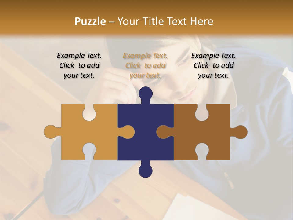 Man Hand  PowerPoint Template