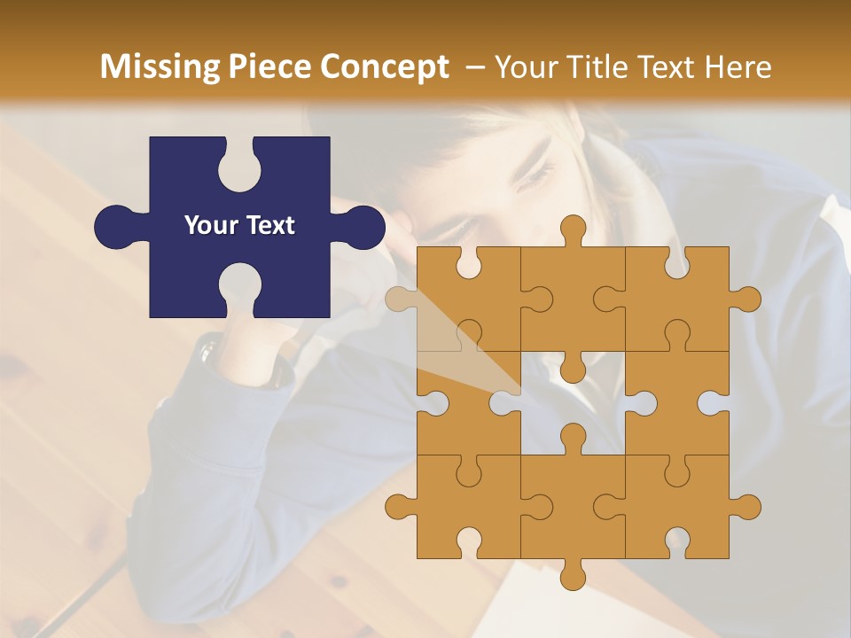 Man Hand  PowerPoint Template