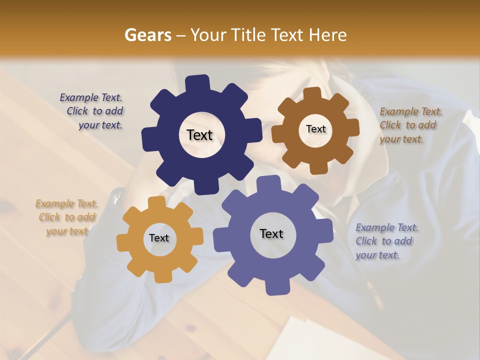 Man Hand  PowerPoint Template