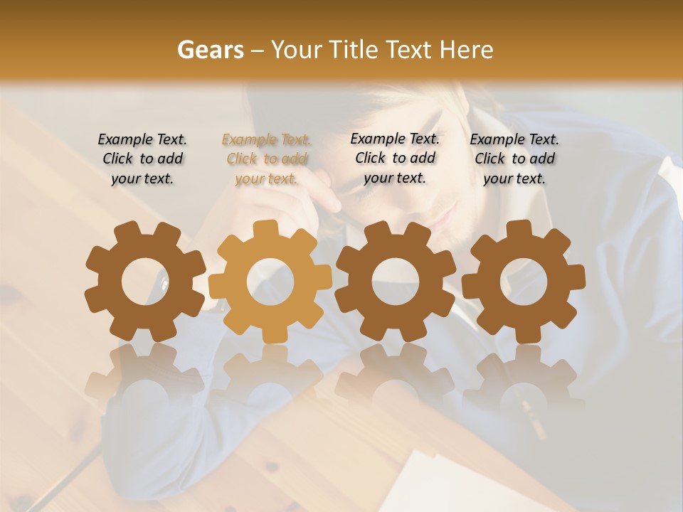 Man Hand  PowerPoint Template