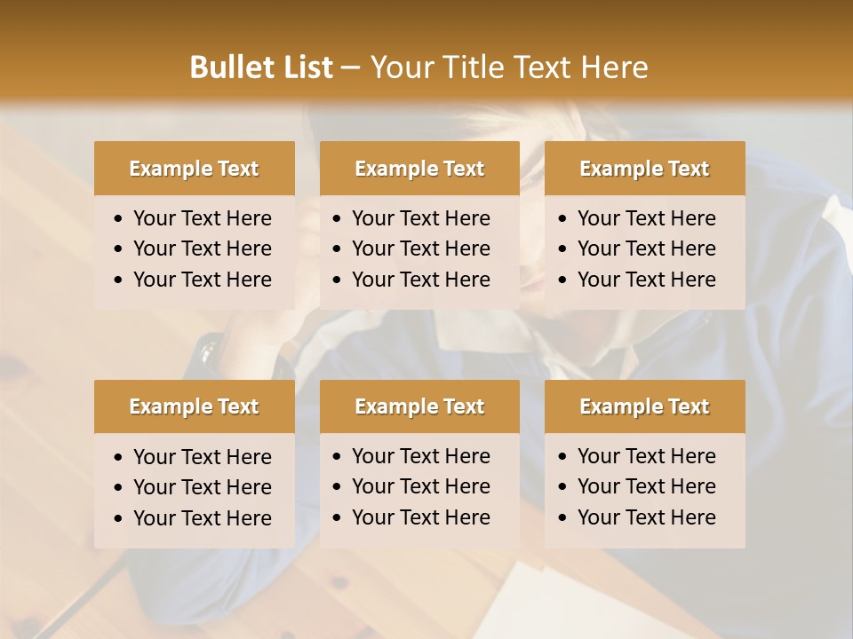 Man Hand  PowerPoint Template