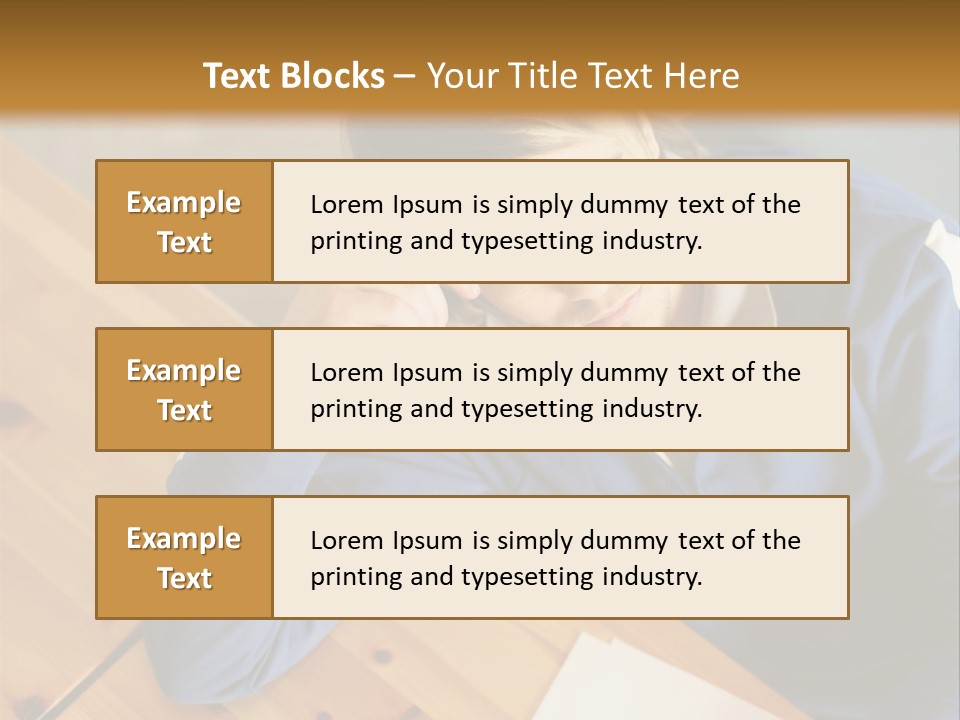Man Hand  PowerPoint Template