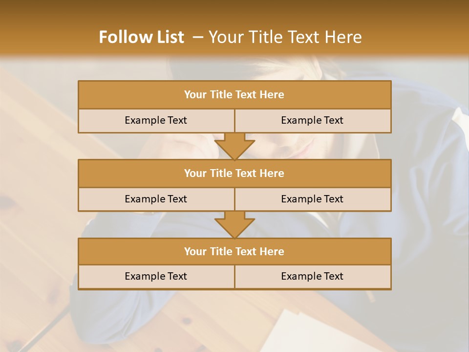 Man Hand  PowerPoint Template