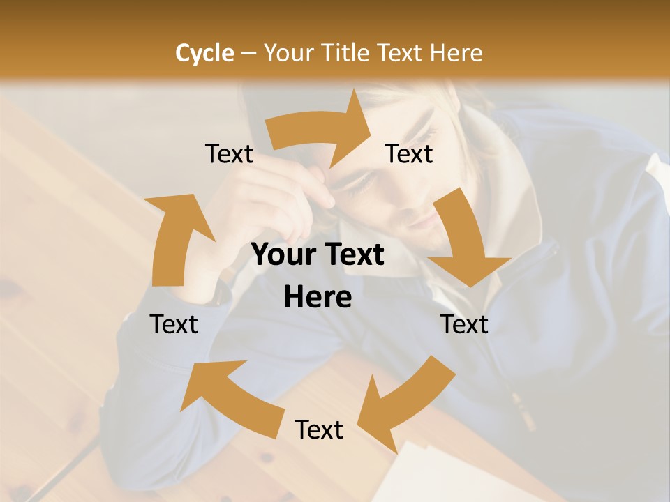 Man Hand  PowerPoint Template