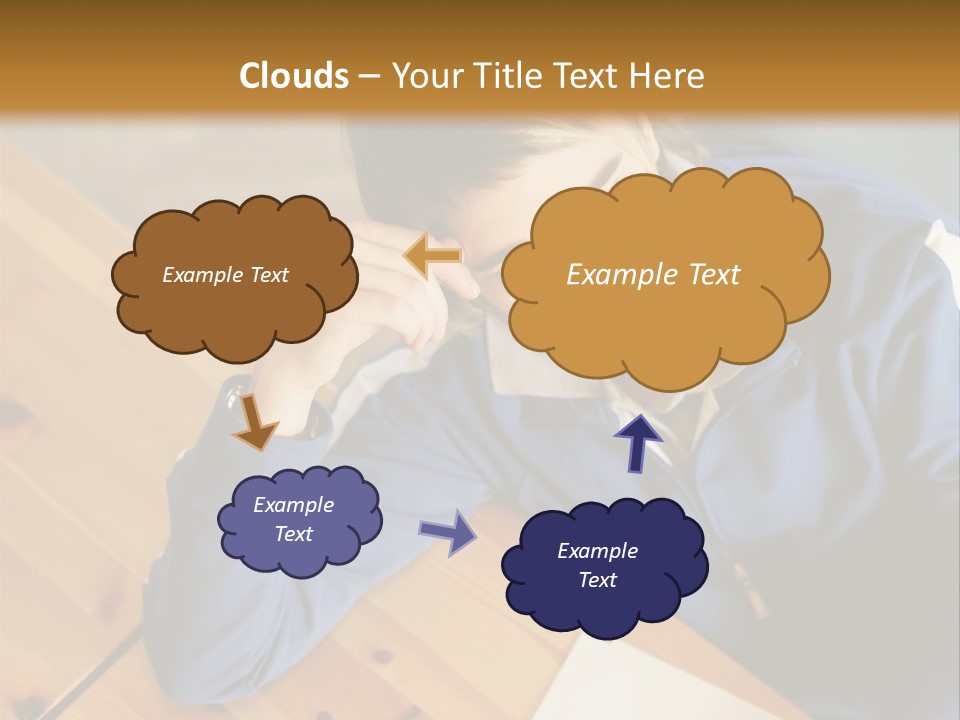 Man Hand  PowerPoint Template