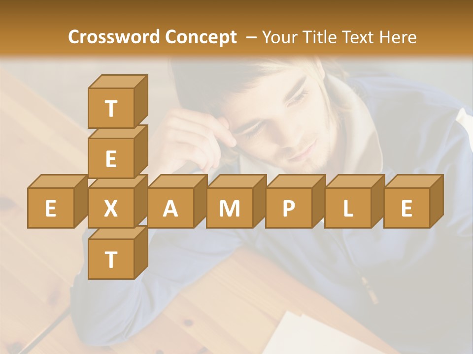 Man Hand  PowerPoint Template
