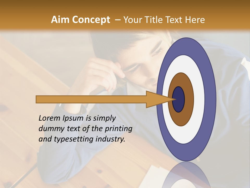 Man Hand  PowerPoint Template