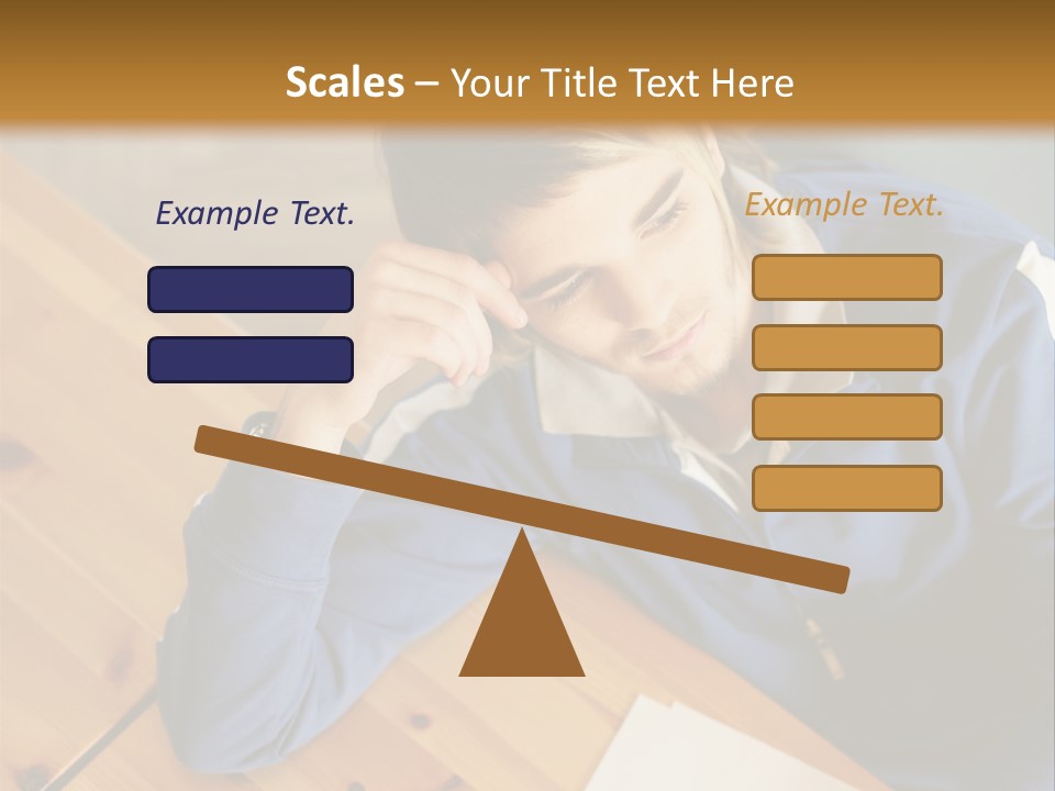 Man Hand  PowerPoint Template