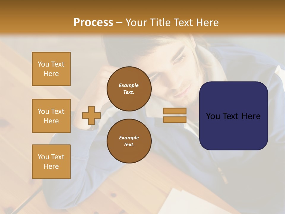 Man Hand  PowerPoint Template