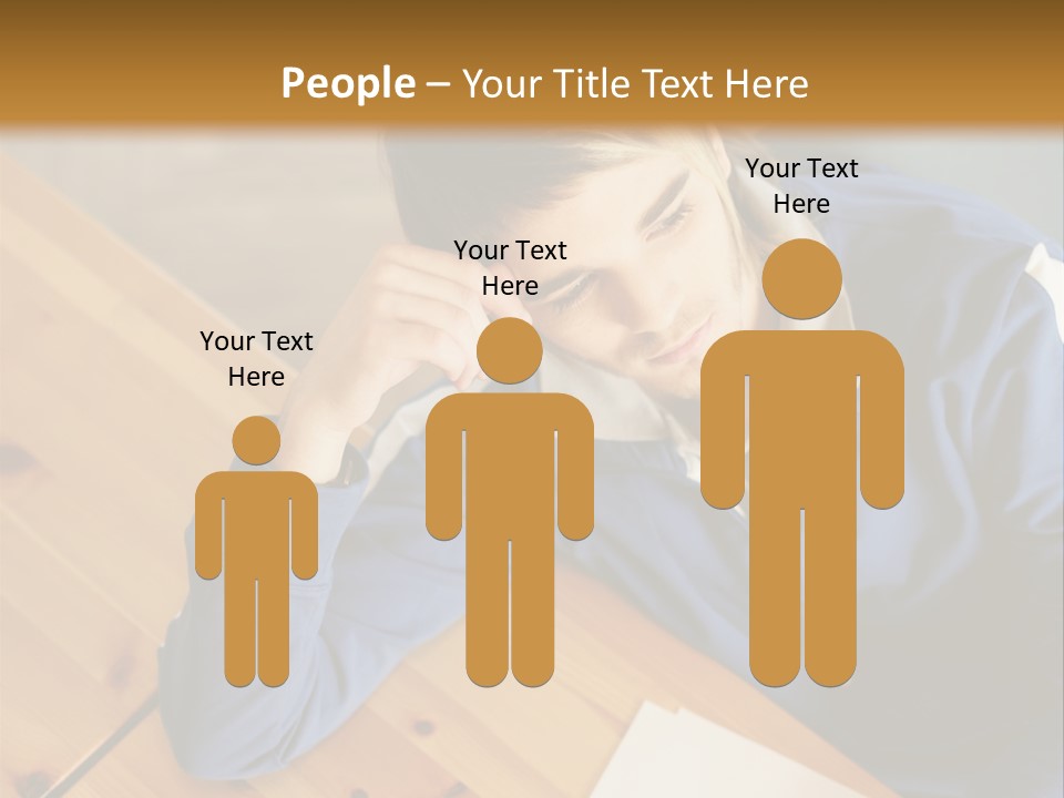 Man Hand  PowerPoint Template