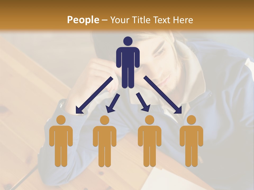 Man Hand  PowerPoint Template