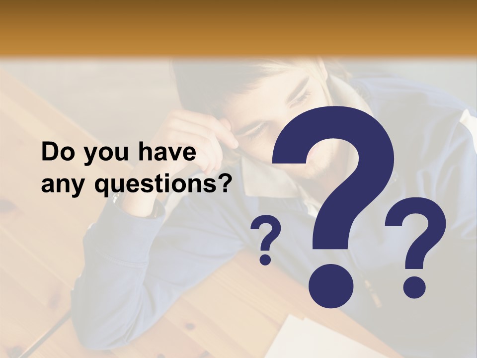 Man Hand  PowerPoint Template