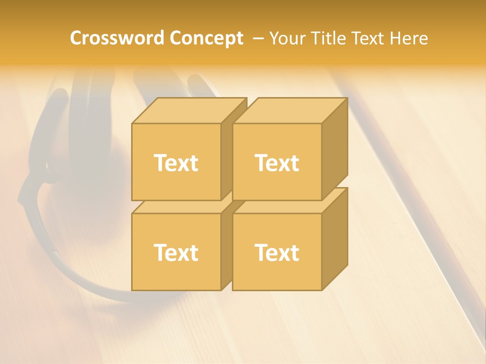 Picture Desk Nobody PowerPoint Template