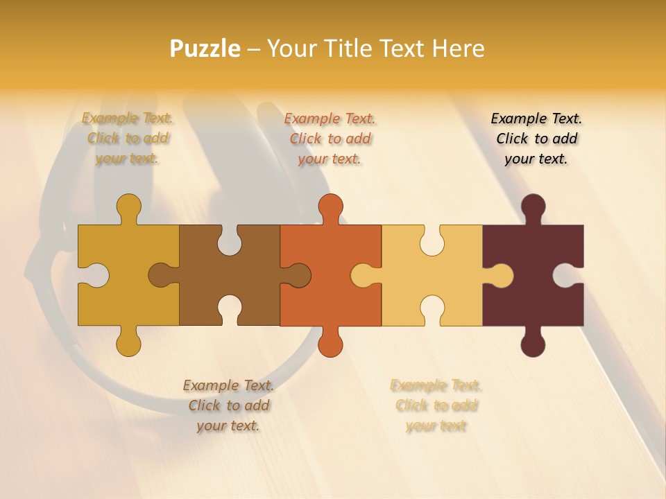 Picture Desk Nobody PowerPoint Template