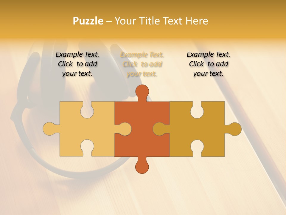 Picture Desk Nobody PowerPoint Template