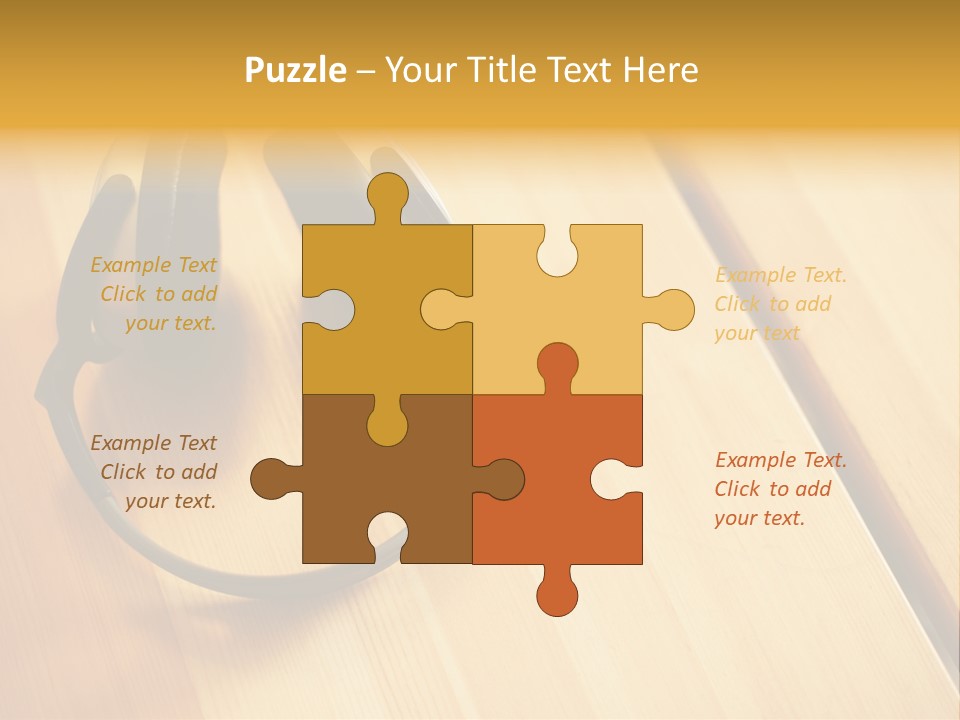 Picture Desk Nobody PowerPoint Template