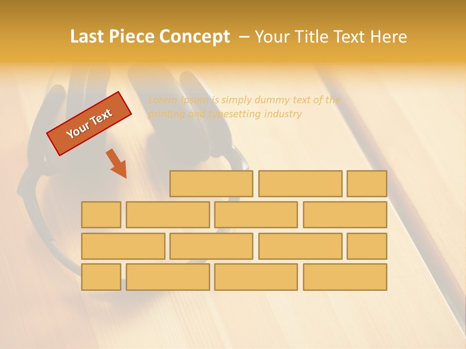 Picture Desk Nobody PowerPoint Template