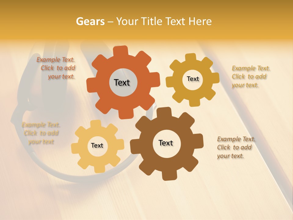 Picture Desk Nobody PowerPoint Template