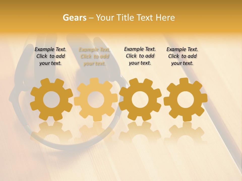 Picture Desk Nobody PowerPoint Template