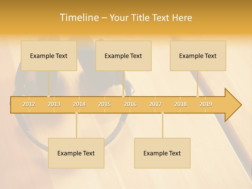 Picture Desk Nobody PowerPoint Template