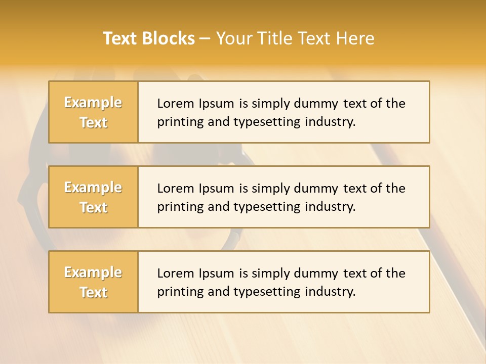 Picture Desk Nobody PowerPoint Template