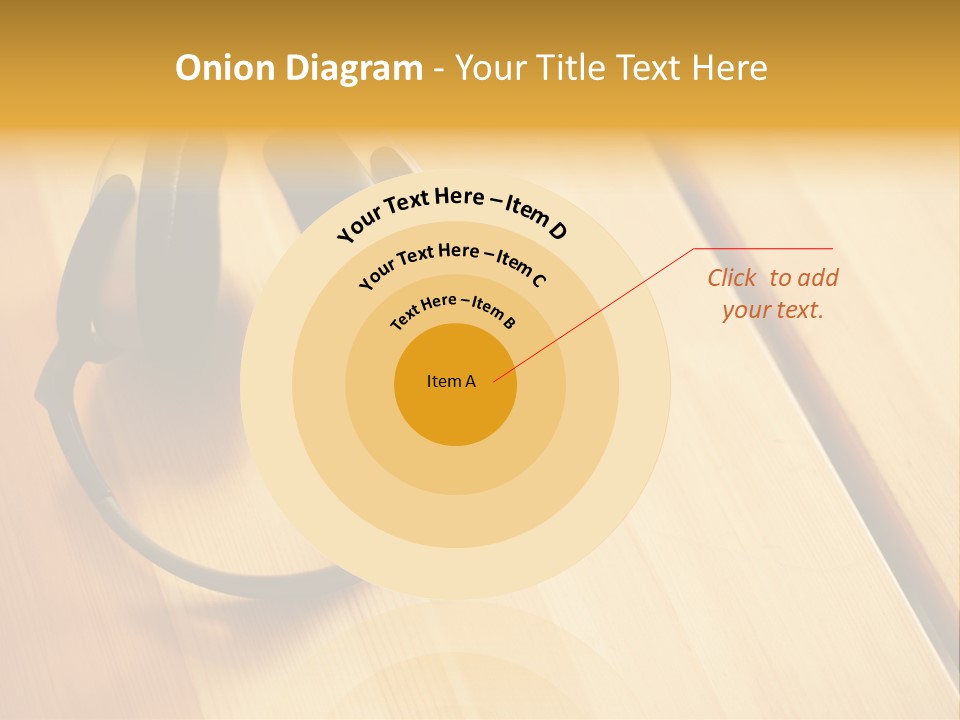 Picture Desk Nobody PowerPoint Template