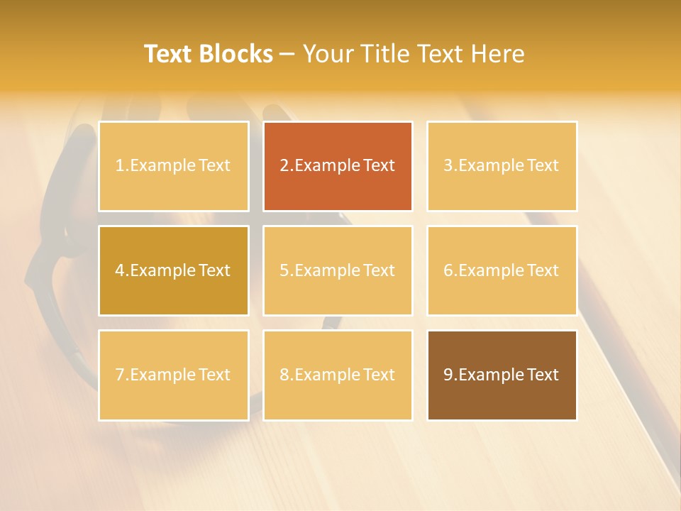 Picture Desk Nobody PowerPoint Template