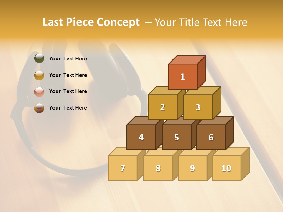 Picture Desk Nobody PowerPoint Template