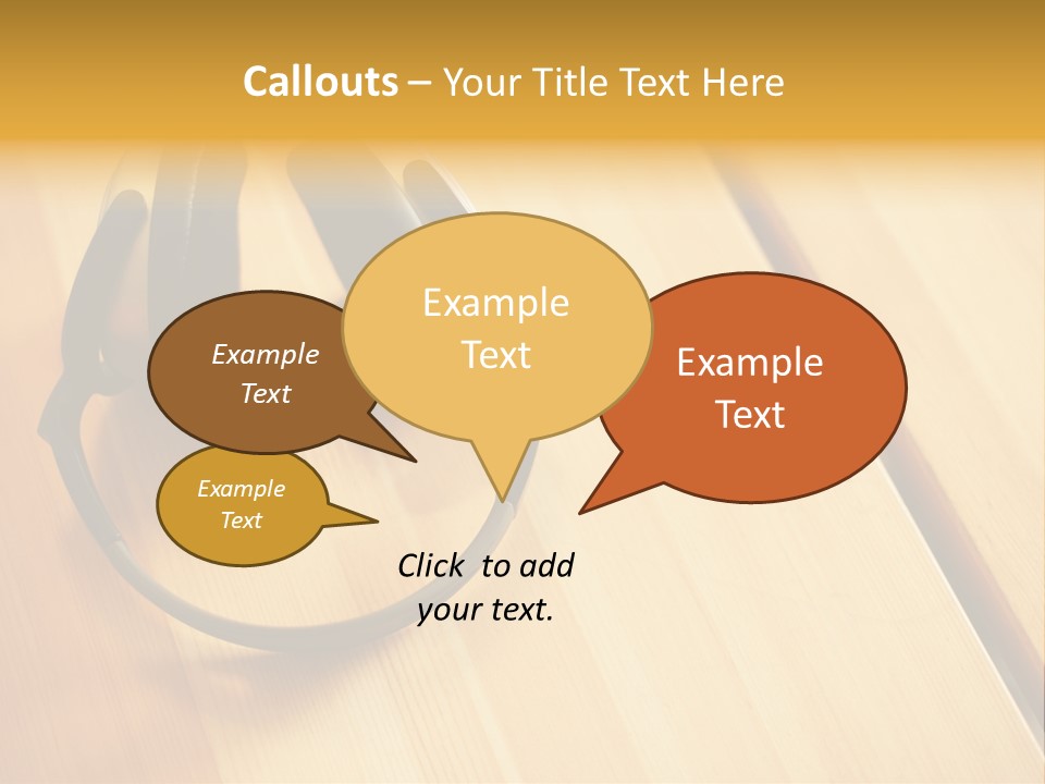 Picture Desk Nobody PowerPoint Template