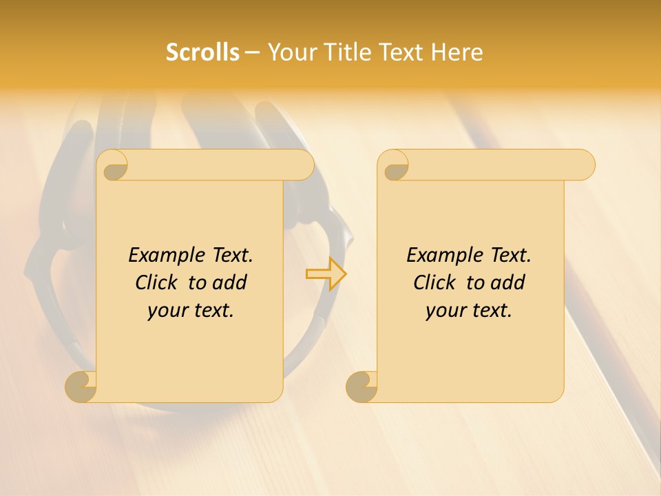 Picture Desk Nobody PowerPoint Template