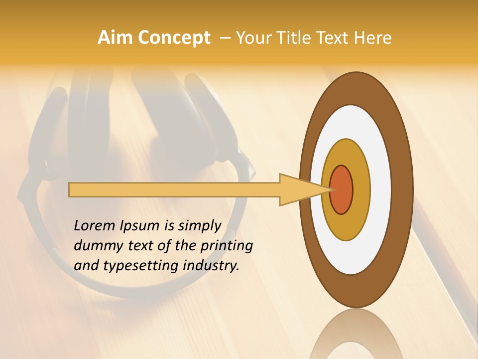 Picture Desk Nobody PowerPoint Template