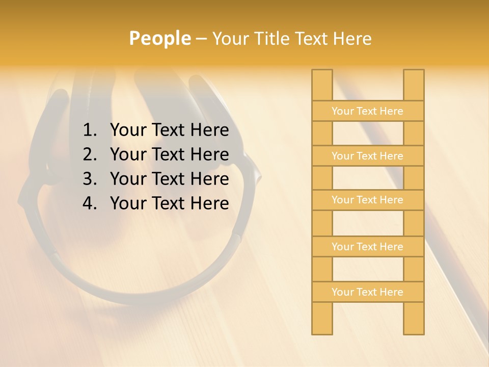 Picture Desk Nobody PowerPoint Template