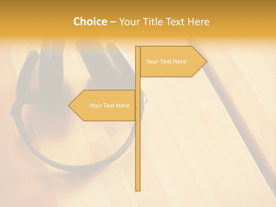 Picture Desk Nobody PowerPoint Template