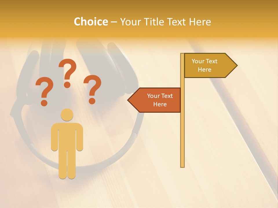 Picture Desk Nobody PowerPoint Template