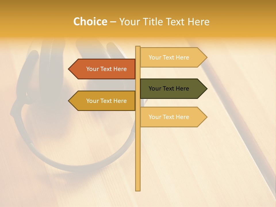 Picture Desk Nobody PowerPoint Template