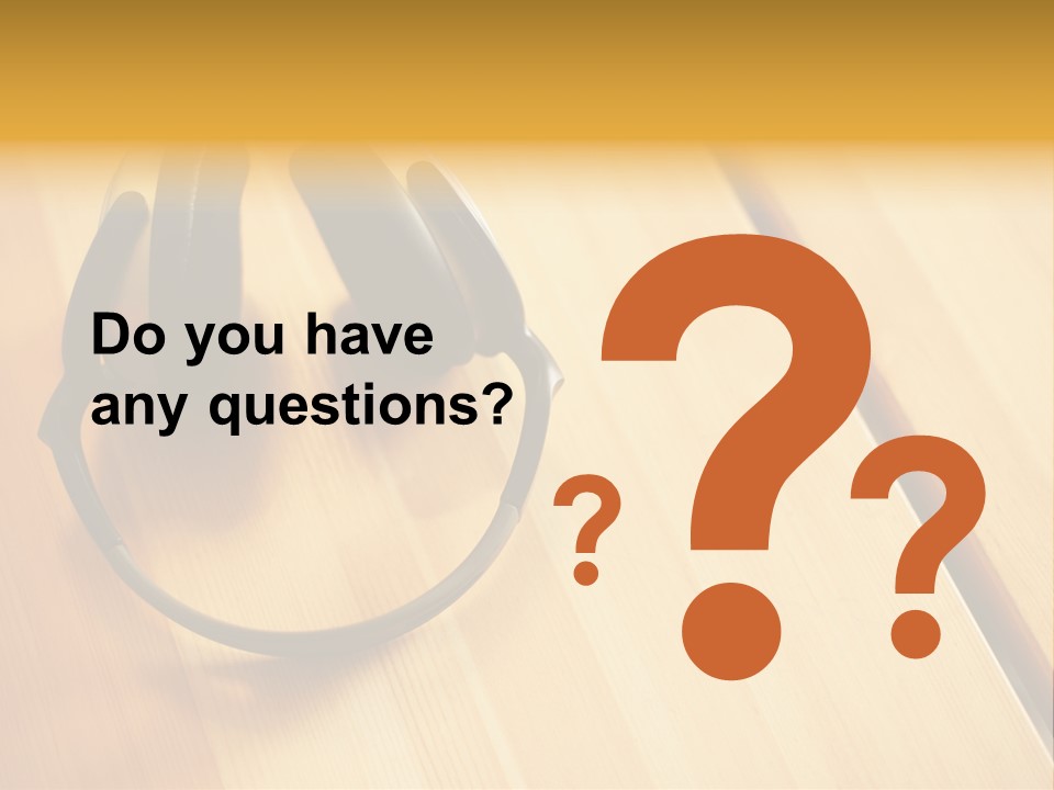 Picture Desk Nobody PowerPoint Template