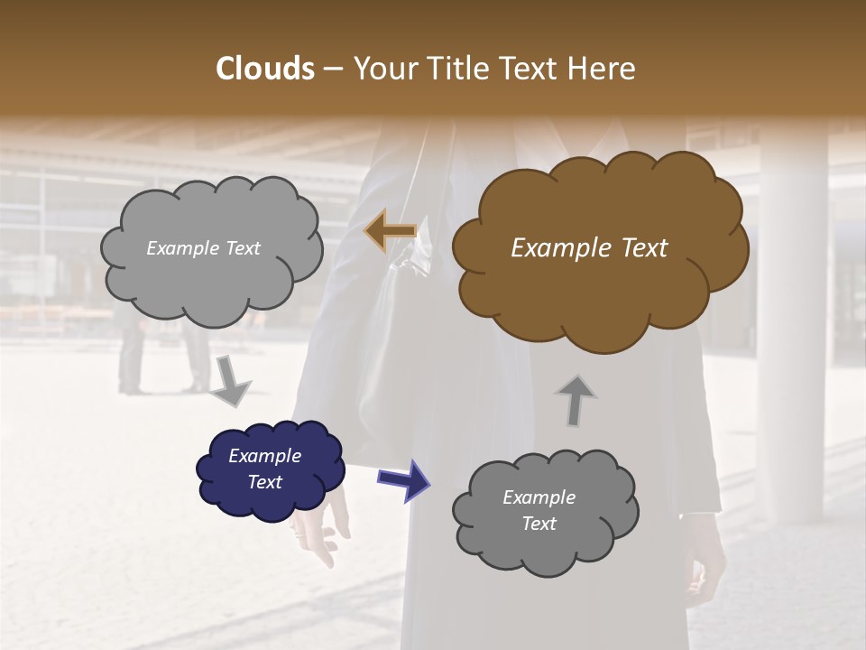 Woman Posters Sleeping PowerPoint Template