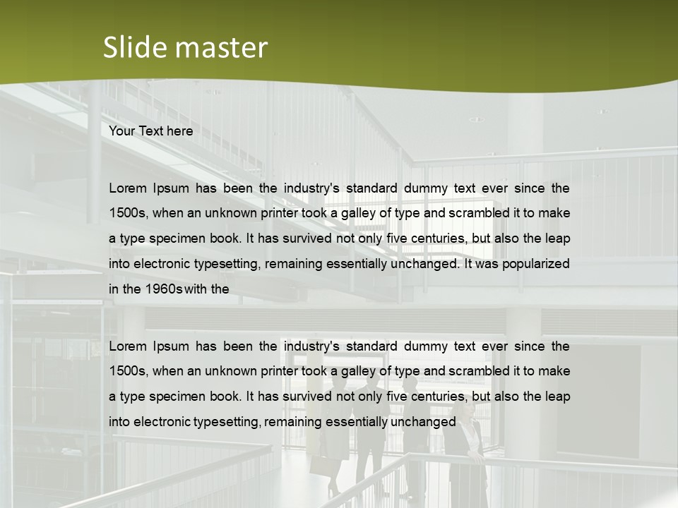 Mural Royaltyfree Maturewoman PowerPoint Template