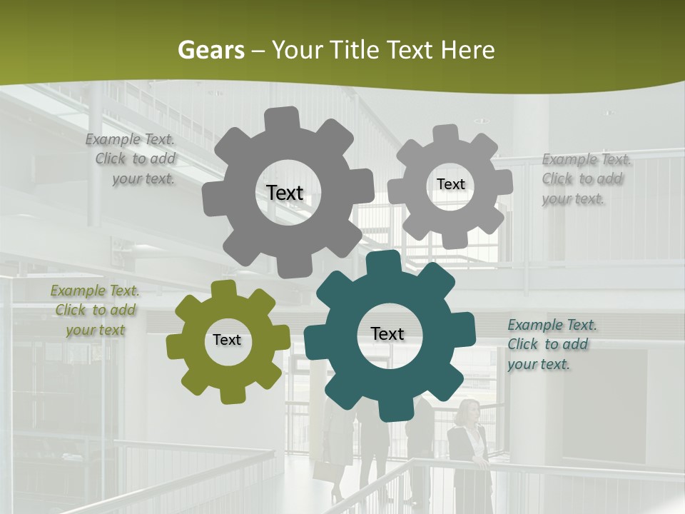 Mural Royaltyfree Maturewoman PowerPoint Template