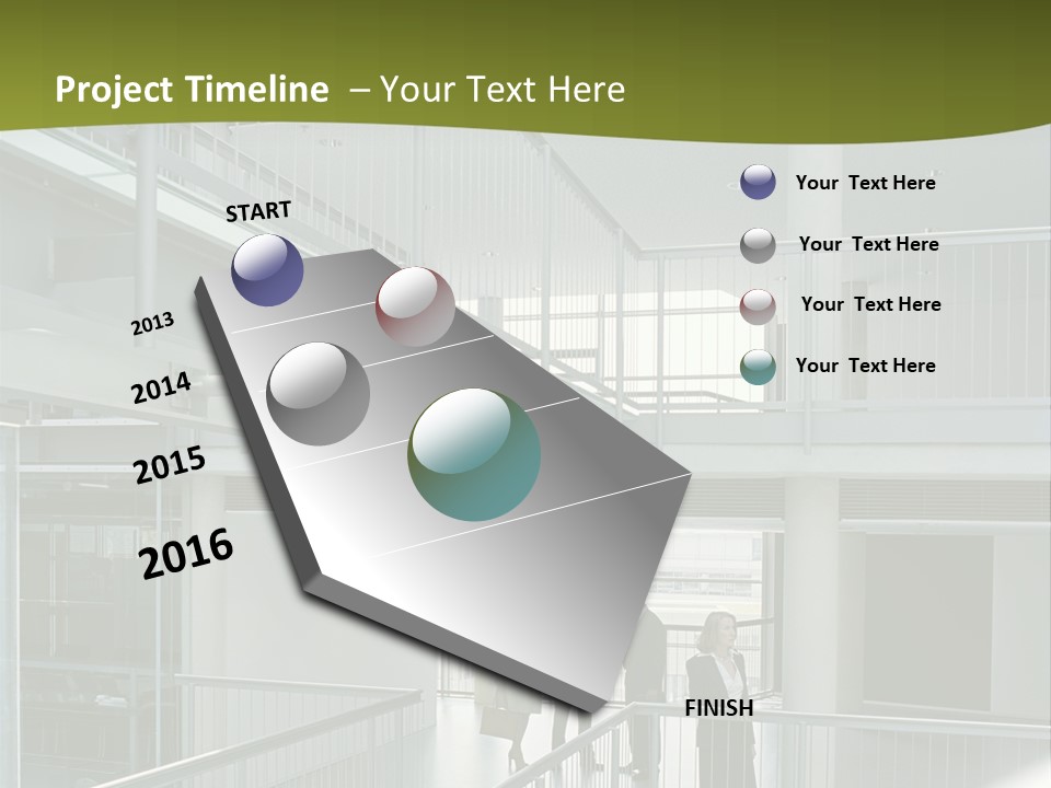 Mural Royaltyfree Maturewoman PowerPoint Template