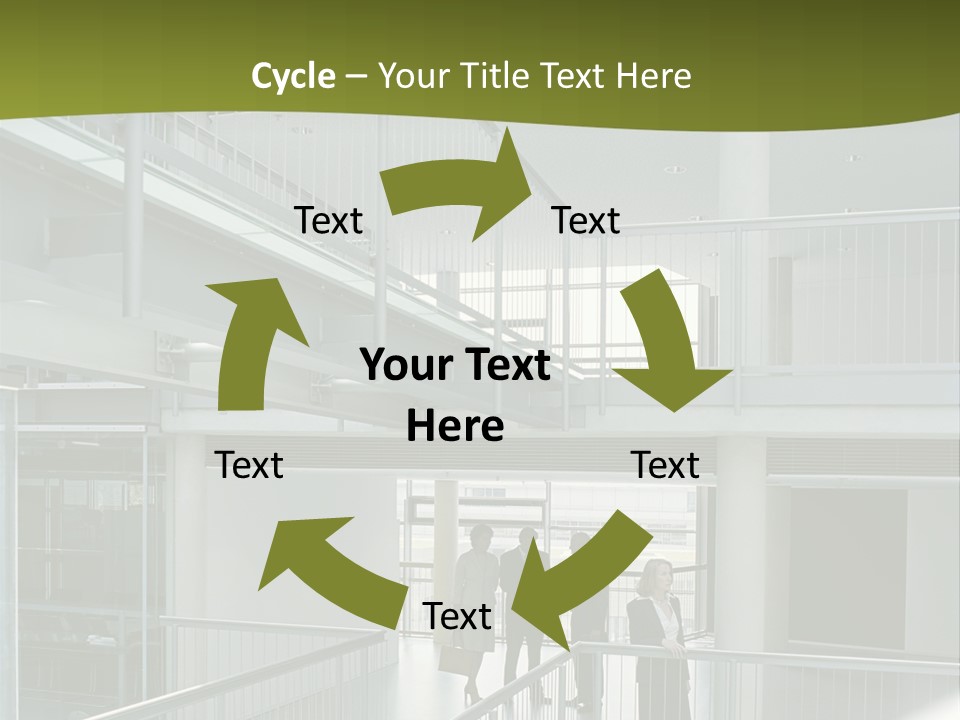 Mural Royaltyfree Maturewoman PowerPoint Template