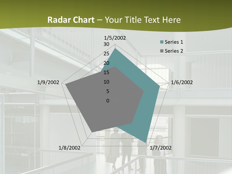 Mural Royaltyfree Maturewoman PowerPoint Template