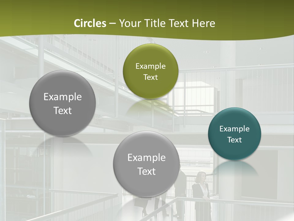 Mural Royaltyfree Maturewoman PowerPoint Template