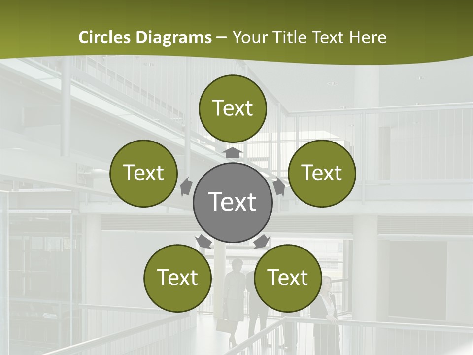 Mural Royaltyfree Maturewoman PowerPoint Template