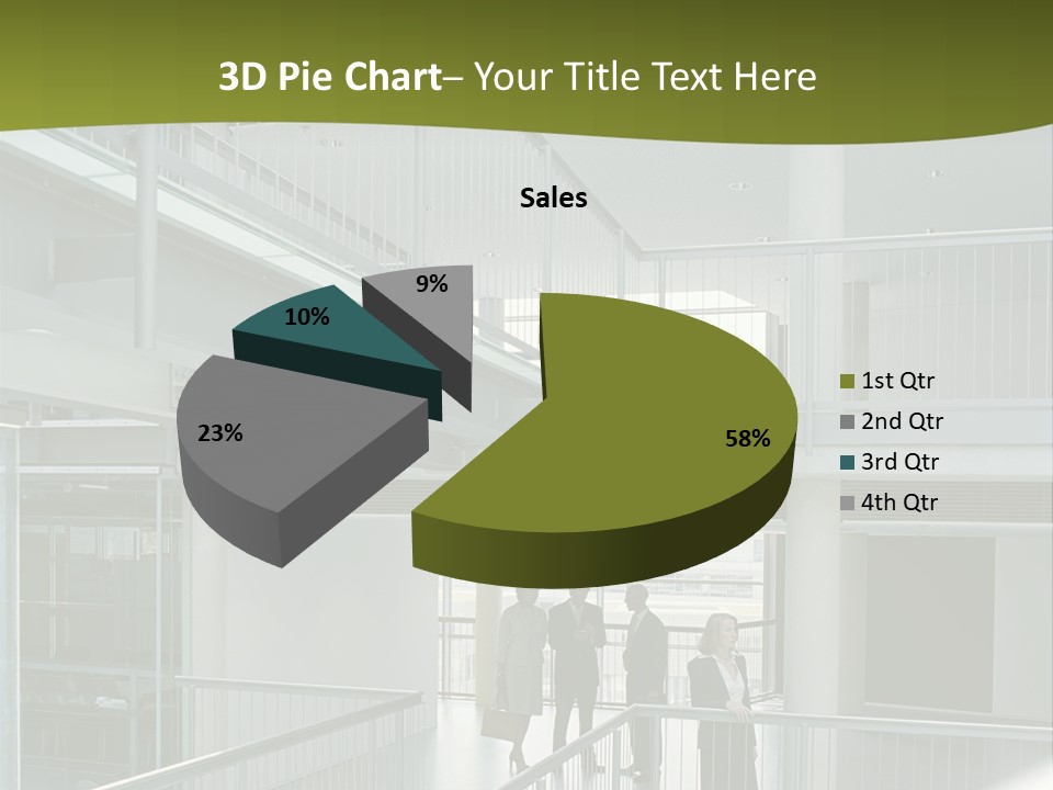Mural Royaltyfree Maturewoman PowerPoint Template