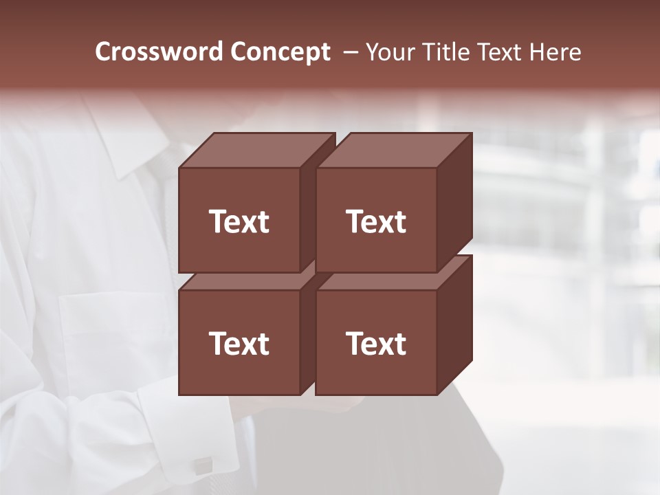 Stockphotograph Male Print PowerPoint Template