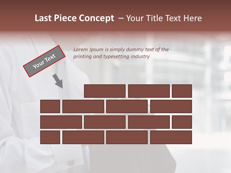 Stockphotograph Male Print PowerPoint Template