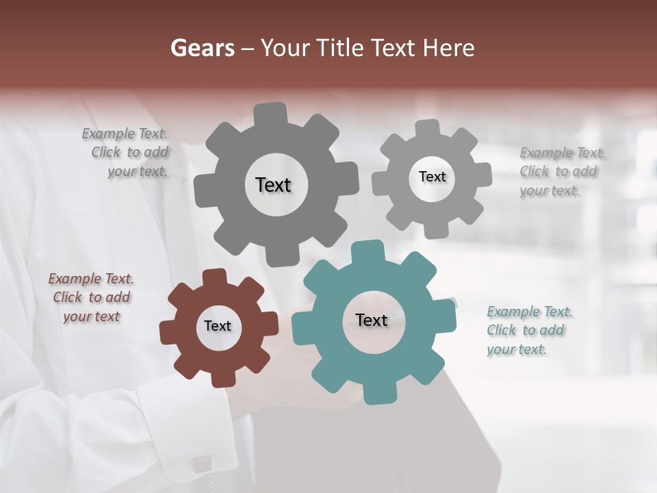 Stockphotograph Male Print PowerPoint Template